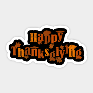 Happy thanksgiving Sticker